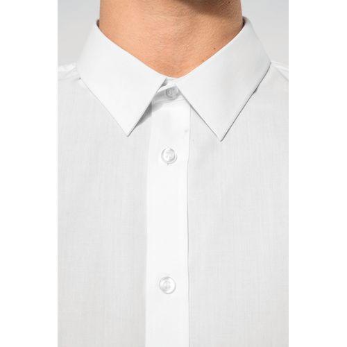Chemise popeline polycoton sans poche entretien facile homme