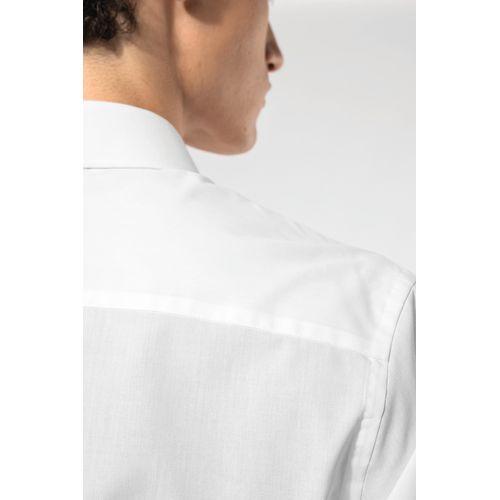 Chemise popeline polycoton sans poche entretien facile homme