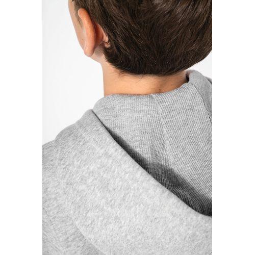 Sweat-shirt recyclé zippé à capuche enfant