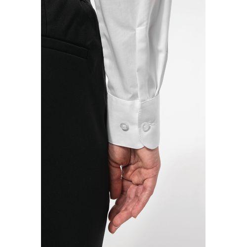 Chemise popeline polycoton sans poche entretien facile femme