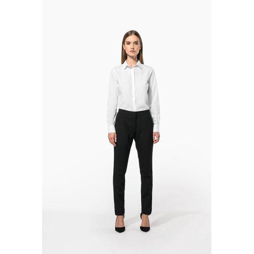 Chemise popeline polycoton sans poche entretien facile femme
