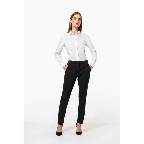 Chemise popeline polycoton sans poche entretien facile femme