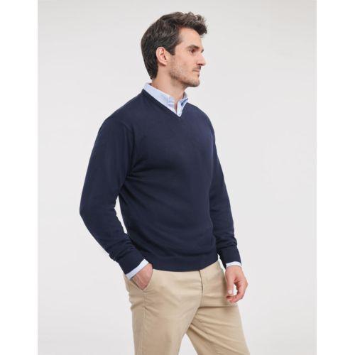 Men`s V-Neck Knitted Pullover