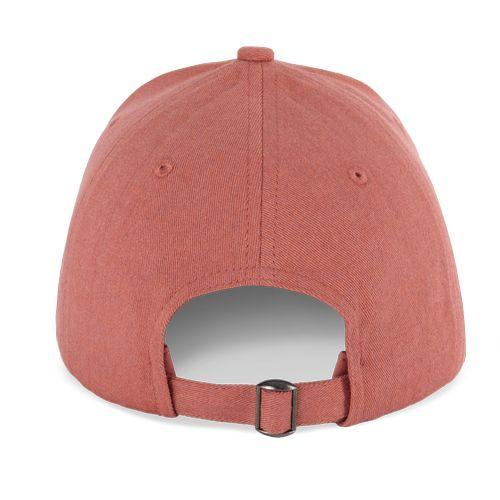 Casquette 6 panneaux en coton recyclé