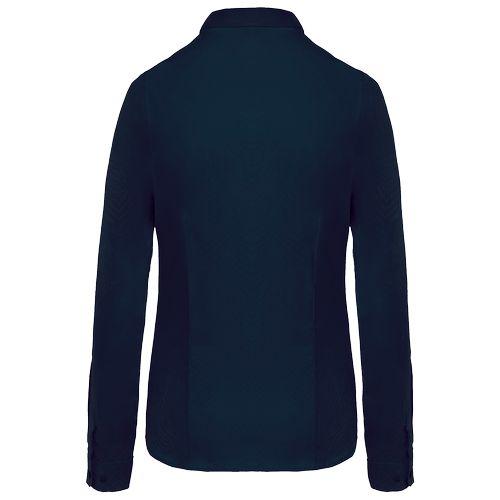 Ladies’ long-sleeved cotton poplin shirt
