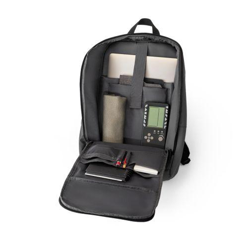 TOULON. Sac à dos pour ordinateur portable en rPET 600D haute densité 16"
