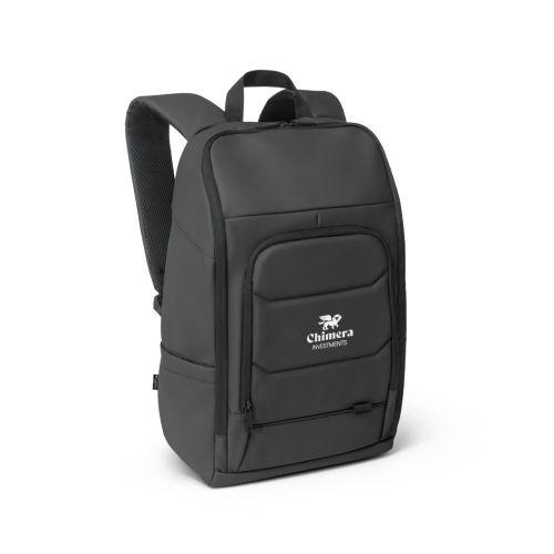 TOULON. Sac à dos pour ordinateur portable en rPET 600D haute densité 16"