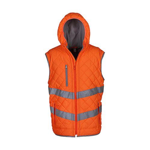 Fluo Kensington Hooded Gilet