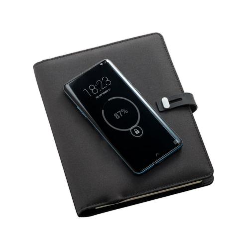 EMERGE A5 FOLDER. Conférencier A5 avec chargeur sans fil