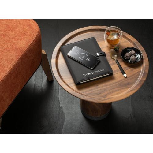 EMERGE A5 FOLDER. Conférencier A5 avec chargeur sans fil