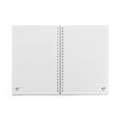 SCHILLER. Bloc-notes A5 avec couverture souple, fabriqué à partir de papier 100 % recyclé