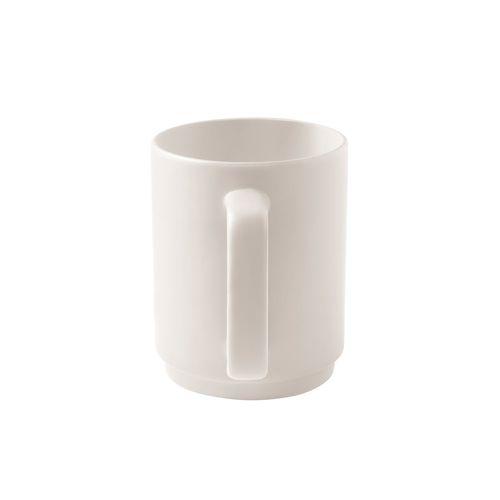 MIGHTY. Ceramic mug with cylindrical body