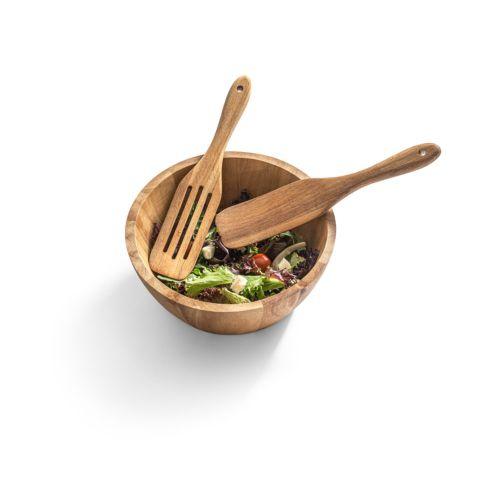 SAGE. Cassia wood salad bowl