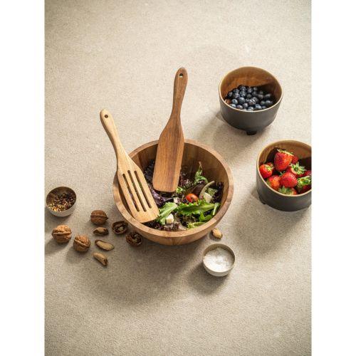 SAGE. Cassia wood salad bowl