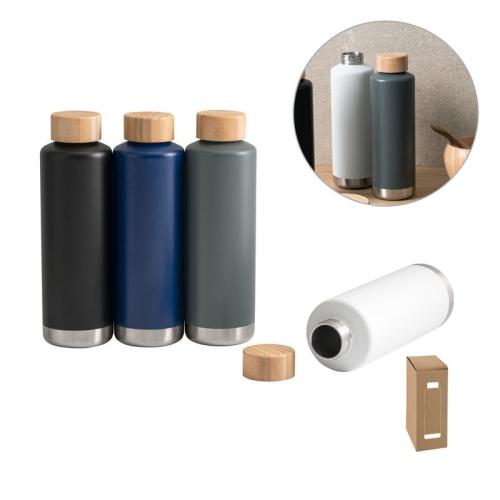 NORRE BOTTLE. Verre en acier inoxydable