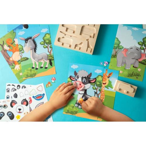 MADAGASCAR. Jeu d'autocollants