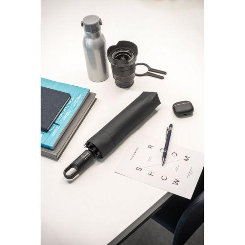 GUSTAVO. Parapluie pongé 190T rPET avec ouverture et fermeture automatiques