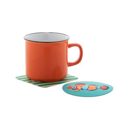 CreaFelt Drink Sous-verre en feutre RPET, rond