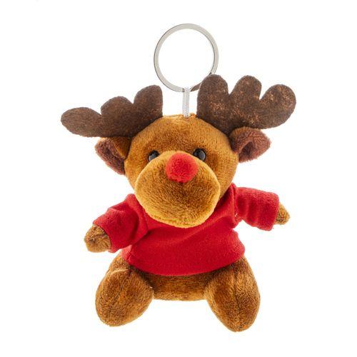 Plush Christmas Reindeer Keyring Julren