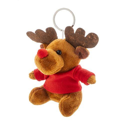 Plush Christmas Reindeer Keyring Julren