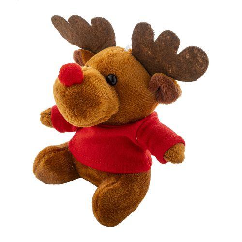 Plush Christmas Reindeer Keyring Julren