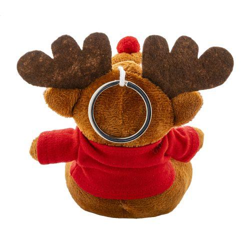 Plush Christmas Reindeer Keyring Julren