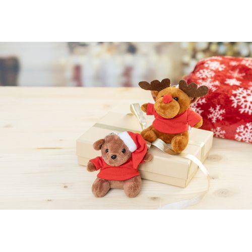 Plush Christmas Reindeer Keyring Julren