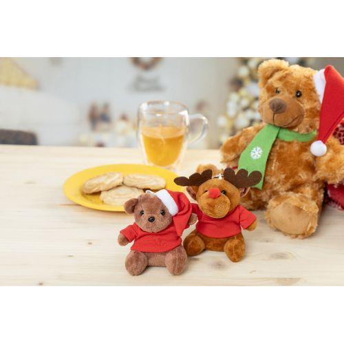 Plush Christmas Reindeer Keyring Julren