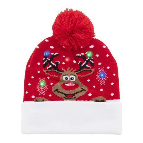 Chapeau d'hiver LED de Noël, renne Norrsken