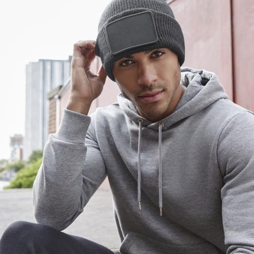 Thinsulate™ beanie with removable patch