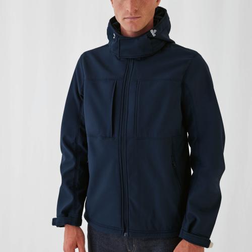 Veste softshell capuche homme