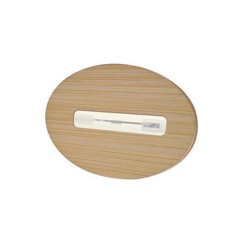 Badge Bamboo Ovale 74x50mm