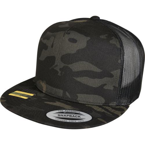 Multicam trucker cap