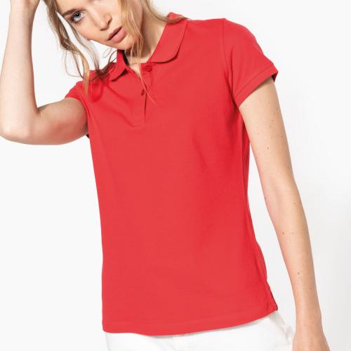 Ladies' short-sleeved polo shirt