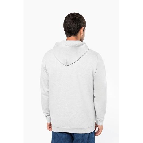 Sweat-shirt recyclé zippé à capuche unisexe