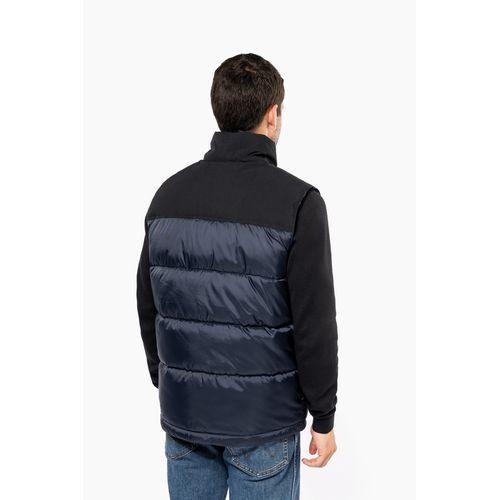 Bodywarmer matelassé bi-ton unisexe