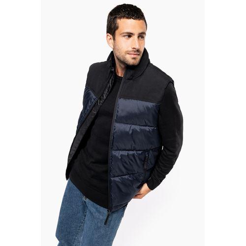 Bodywarmer matelassé bi-ton unisexe