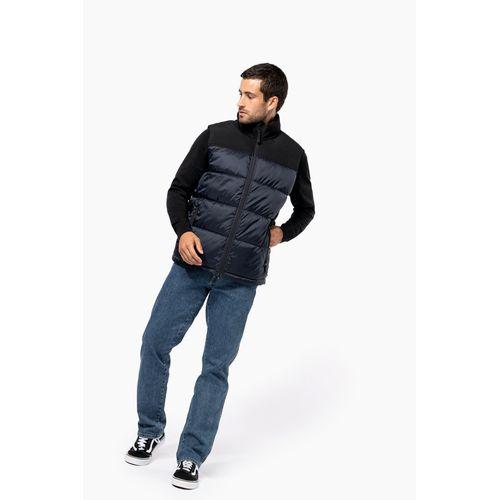 Bodywarmer matelassé bi-ton unisexe