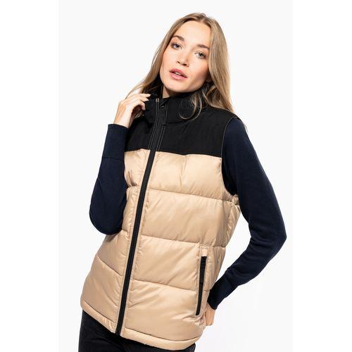 Bodywarmer matelassé bi-ton unisexe