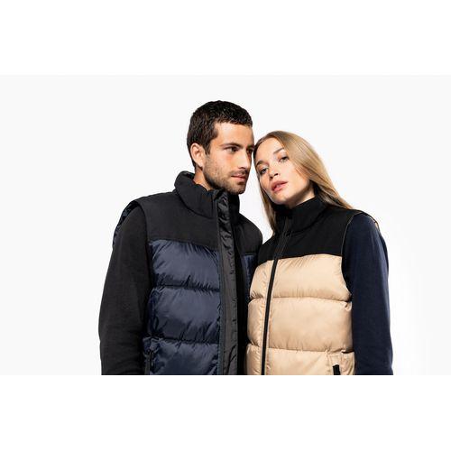 Bodywarmer matelassé bi-ton unisexe