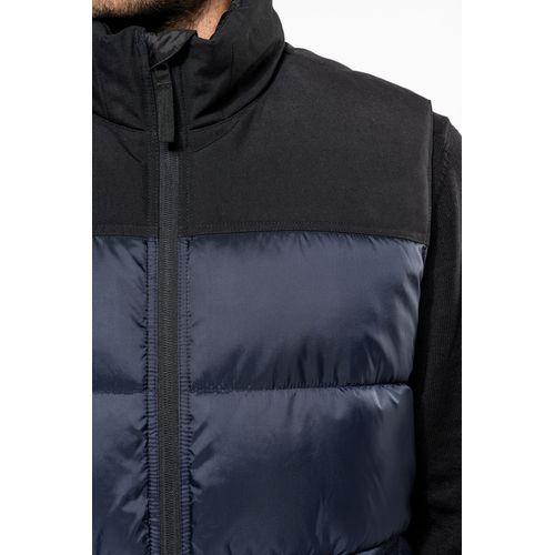 Bodywarmer matelassé bi-ton unisexe