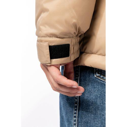 Parka matelassée à capuche bi-ton unisexe