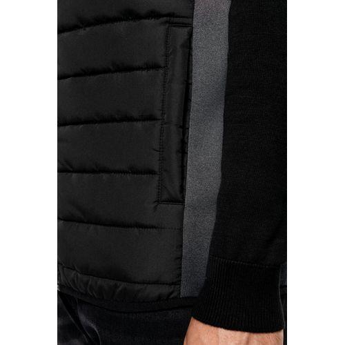 Bodywarmer bi-matière homme