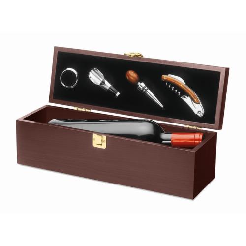 Coffret à vin en bois          KC2690-40