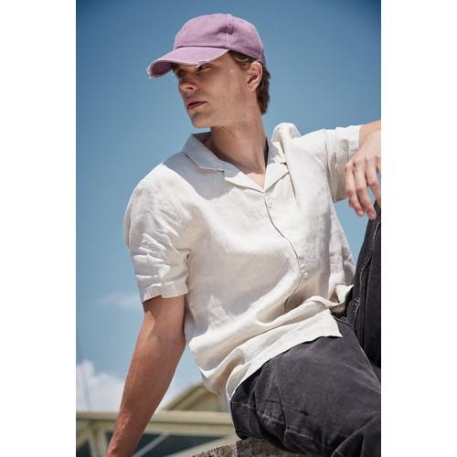 Destroyed washed cap