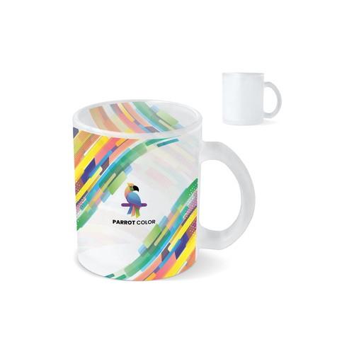Mug en verre dépoli subli Mallorca 335ml