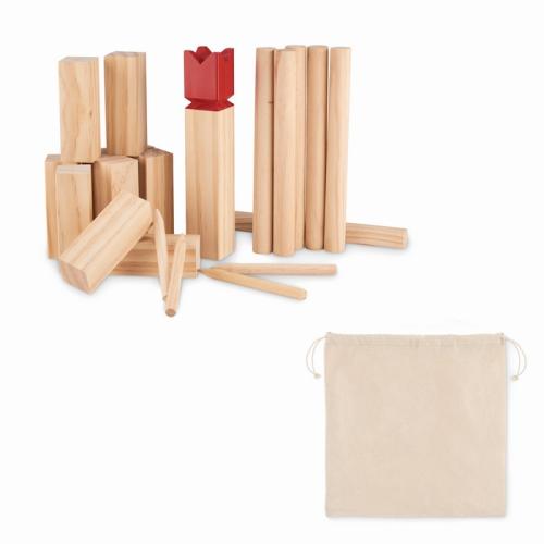 Jeu de lancer en bois de pin   MO6396-40