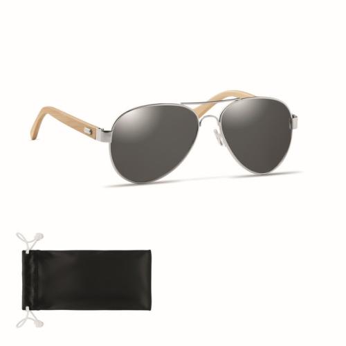 Bamboo sunglasses in pouch     MO6450-03