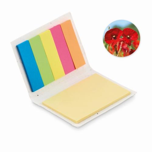 Seed paper sticky note pad     MO6510-06