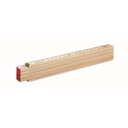 Carpenter ruler in wood 2m     MO6904-40